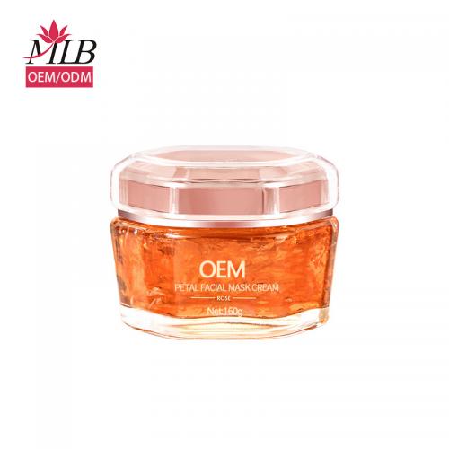 OEM Rose Petal Facial Mask Cream