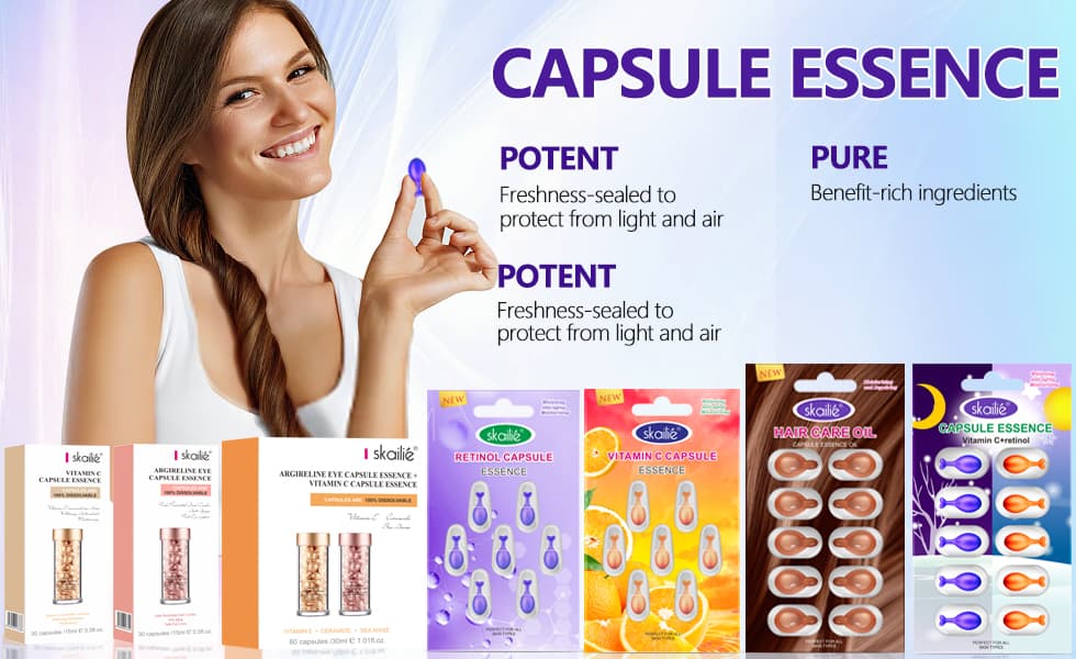 What are the benefits of Vitamin C serum capsules?