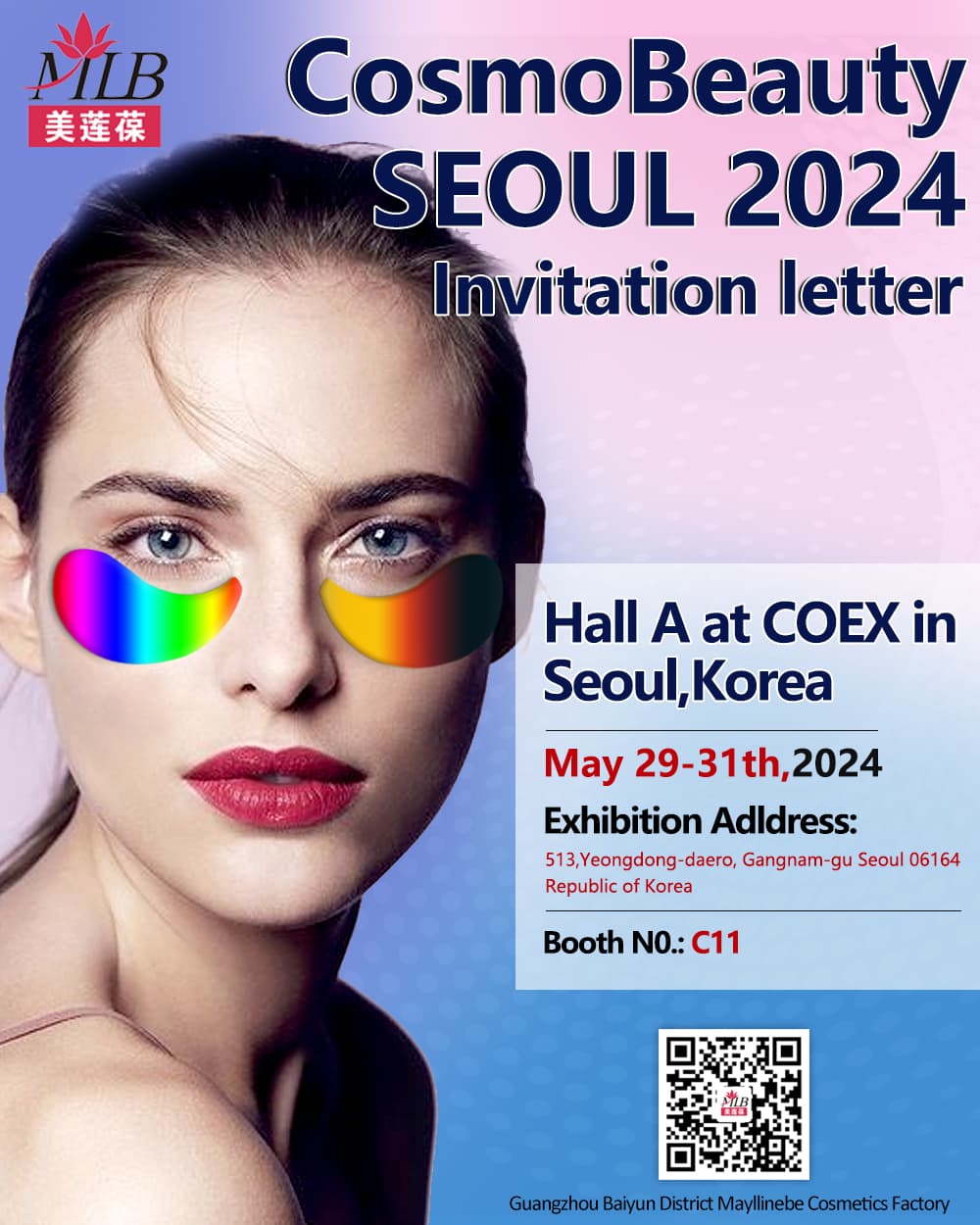 Mayllinebe attend the Cosmo Beauty SEOUL 2024